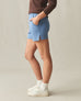 Women's Side Slit French Terry Short - Quiet Harbor